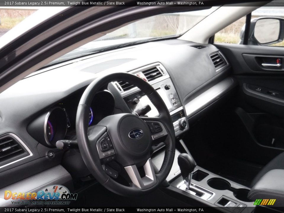 2017 Subaru Legacy 2.5i Premium Twilight Blue Metallic / Slate Black Photo #12