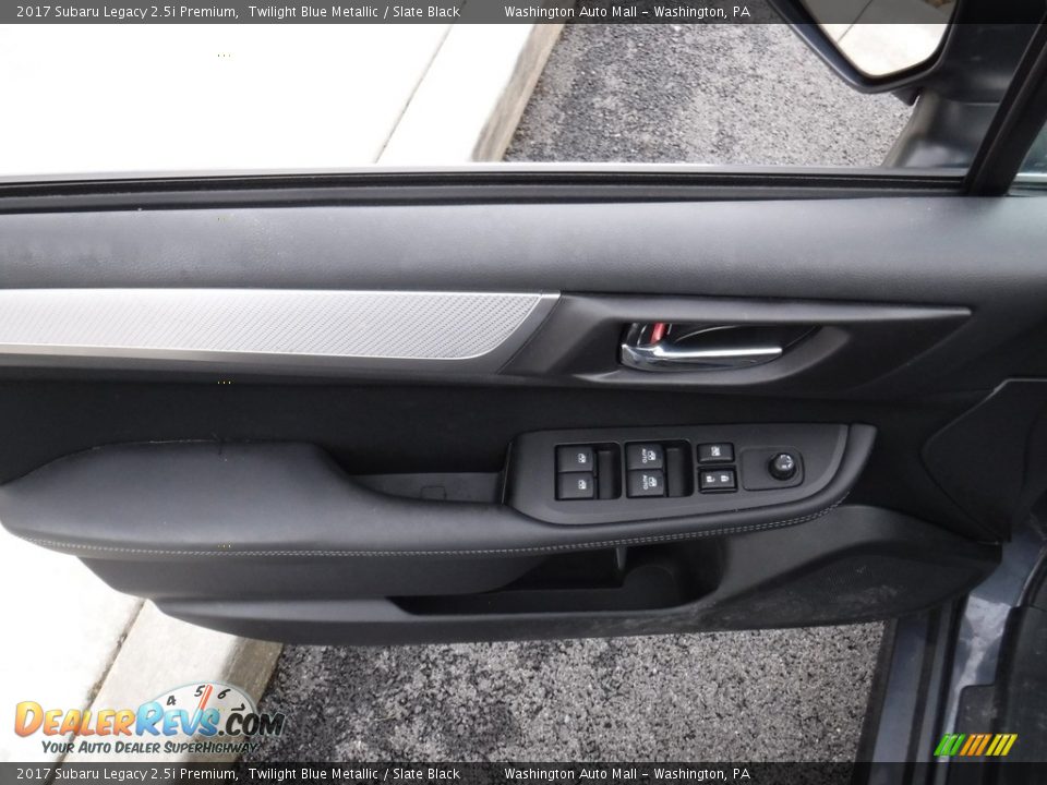 2017 Subaru Legacy 2.5i Premium Twilight Blue Metallic / Slate Black Photo #13