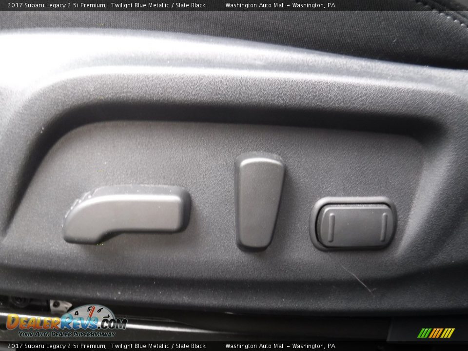 2017 Subaru Legacy 2.5i Premium Twilight Blue Metallic / Slate Black Photo #15