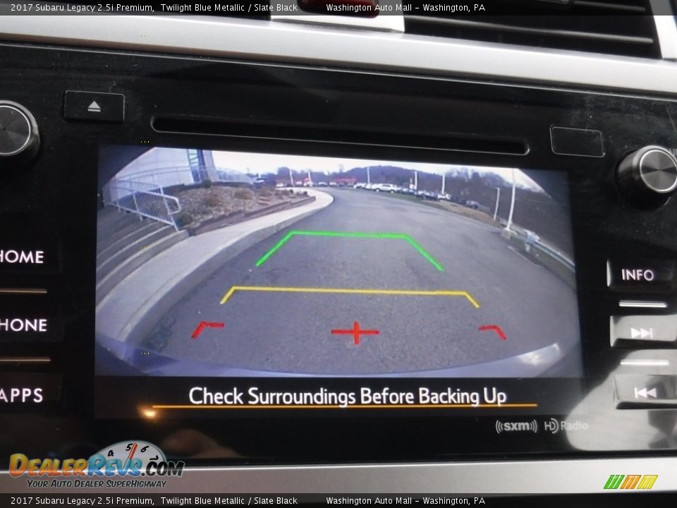2017 Subaru Legacy 2.5i Premium Twilight Blue Metallic / Slate Black Photo #18