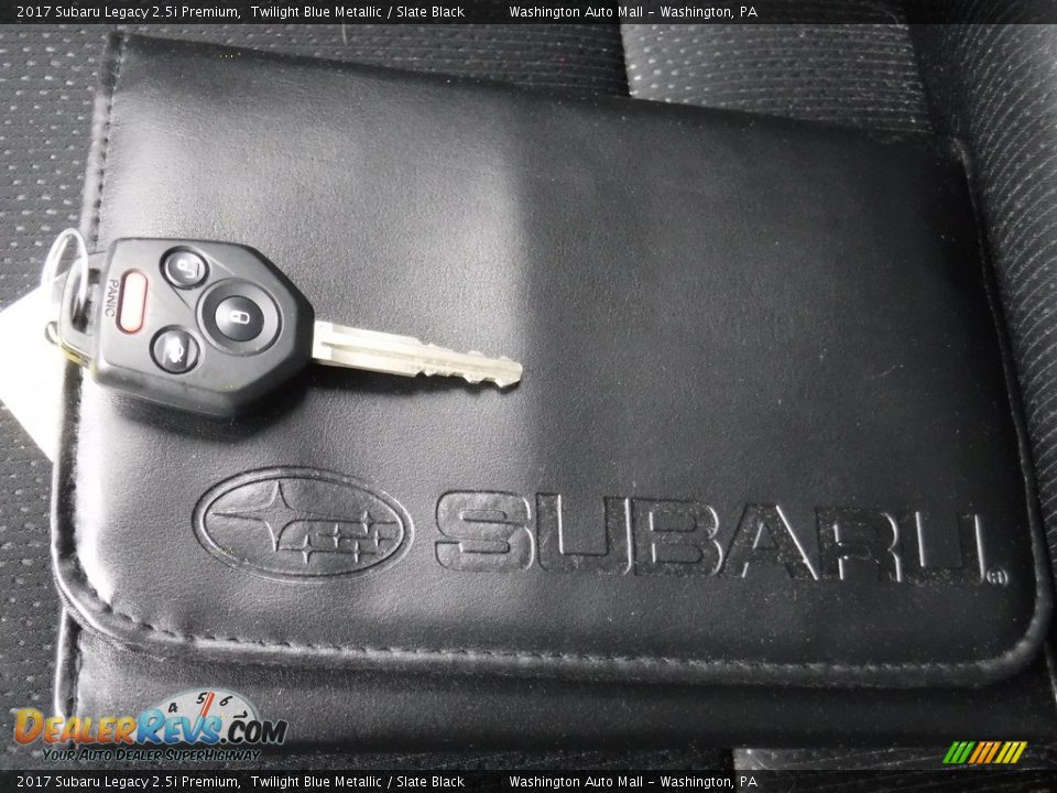 2017 Subaru Legacy 2.5i Premium Twilight Blue Metallic / Slate Black Photo #23