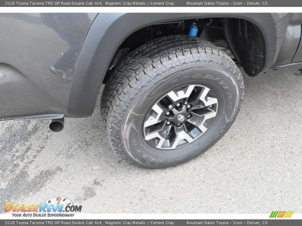 2018 Toyota Tacoma TRD Off Road Double Cab 4x4 Magnetic Gray Metallic / Cement Gray Photo #33
