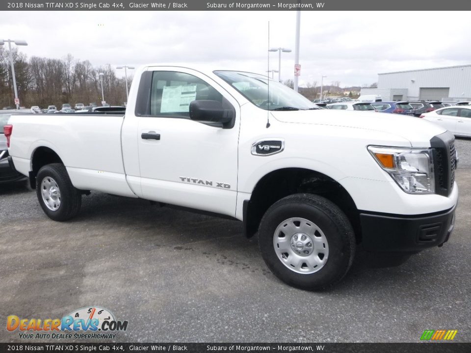 Front 3/4 View of 2018 Nissan TITAN XD S Single Cab 4x4 Photo #1