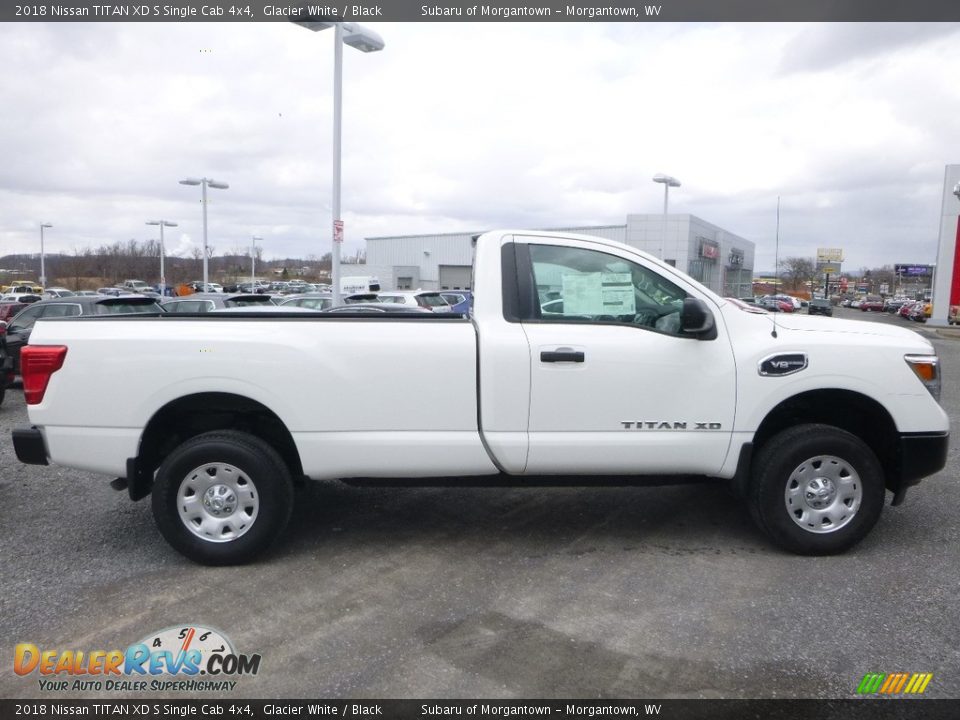 Glacier White 2018 Nissan TITAN XD S Single Cab 4x4 Photo #3