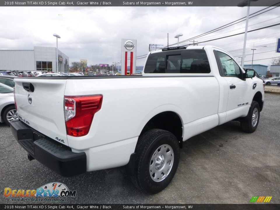 2018 Nissan TITAN XD S Single Cab 4x4 Glacier White / Black Photo #4