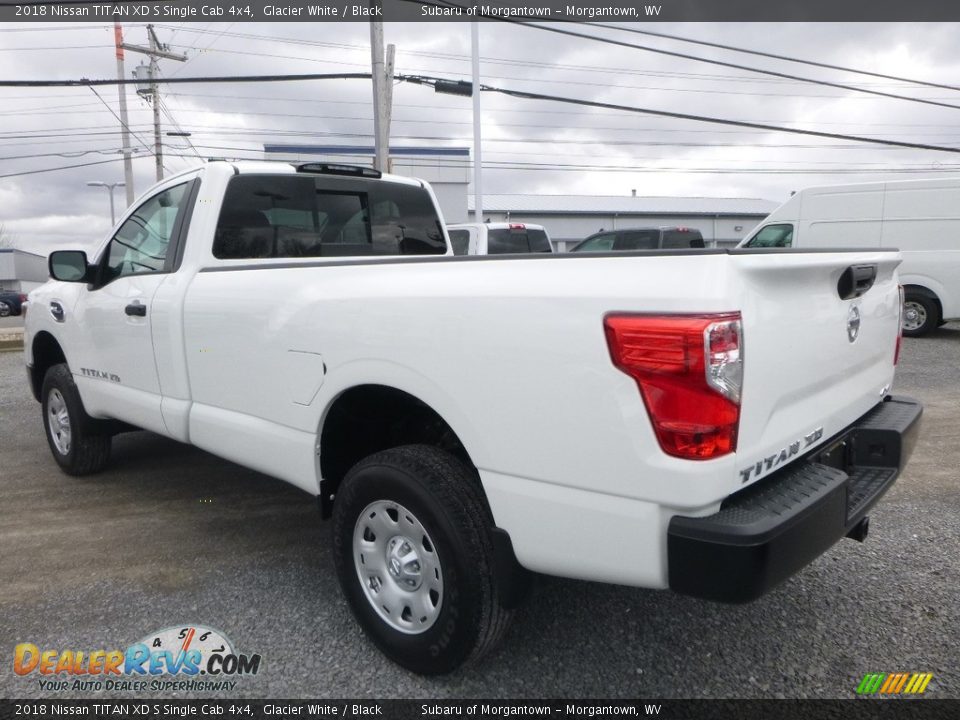 2018 Nissan TITAN XD S Single Cab 4x4 Glacier White / Black Photo #6