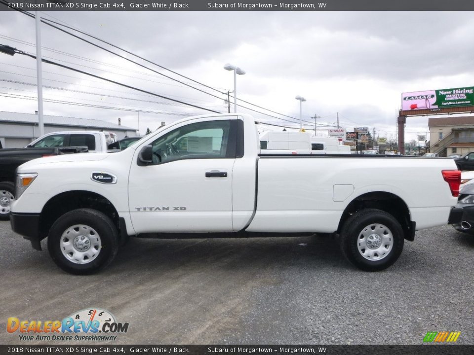 Glacier White 2018 Nissan TITAN XD S Single Cab 4x4 Photo #7