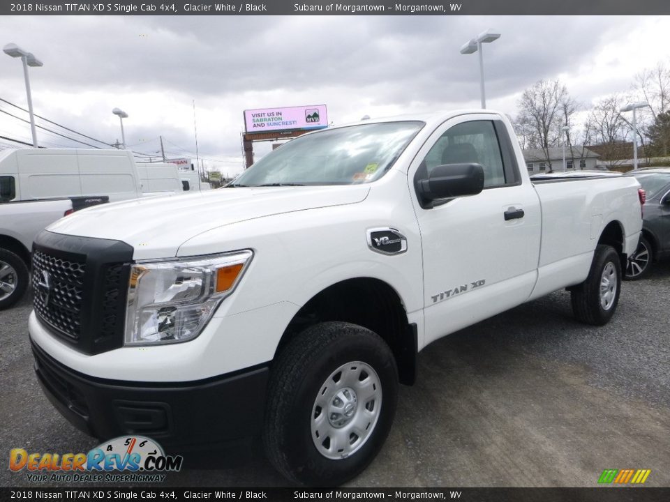 Glacier White 2018 Nissan TITAN XD S Single Cab 4x4 Photo #8