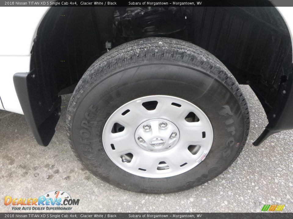 2018 Nissan TITAN XD S Single Cab 4x4 Glacier White / Black Photo #10