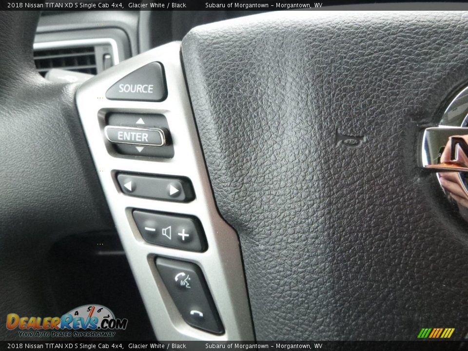 2018 Nissan TITAN XD S Single Cab 4x4 Glacier White / Black Photo #20