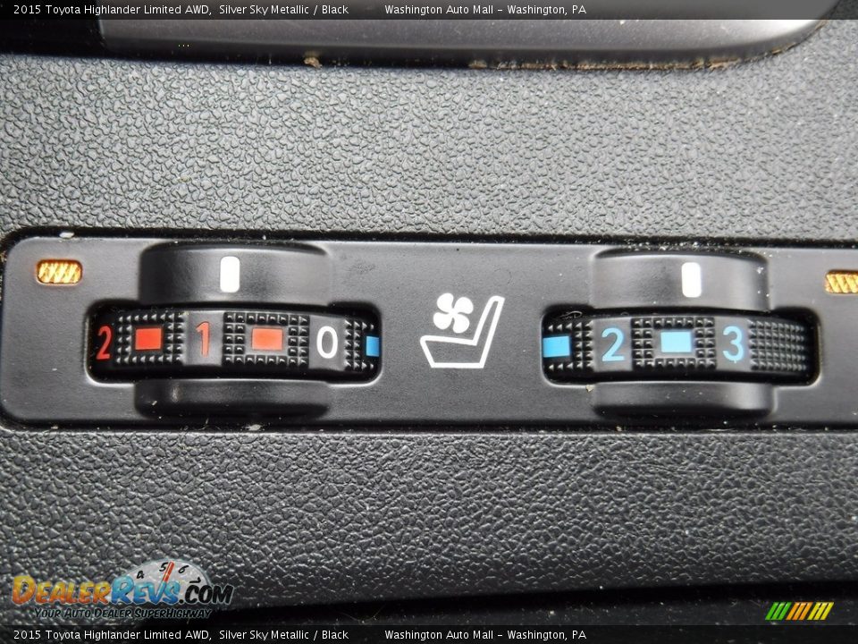 2015 Toyota Highlander Limited AWD Silver Sky Metallic / Black Photo #20