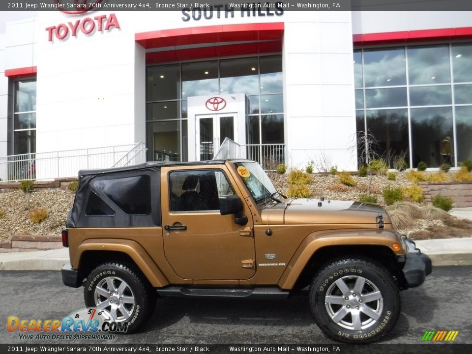 2011 Jeep Wrangler Sahara 70th Anniversary 4x4 Bronze Star / Black Photo #2