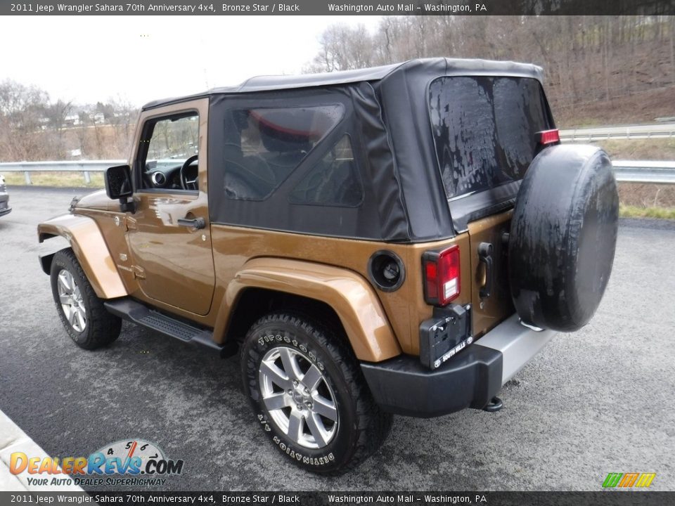 2011 Jeep Wrangler Sahara 70th Anniversary 4x4 Bronze Star / Black Photo #8