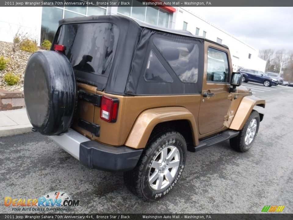 2011 Jeep Wrangler Sahara 70th Anniversary 4x4 Bronze Star / Black Photo #10