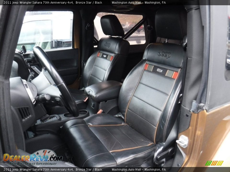 Front Seat of 2011 Jeep Wrangler Sahara 70th Anniversary 4x4 Photo #12