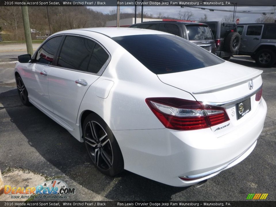2016 Honda Accord Sport Sedan White Orchid Pearl / Black Photo #2