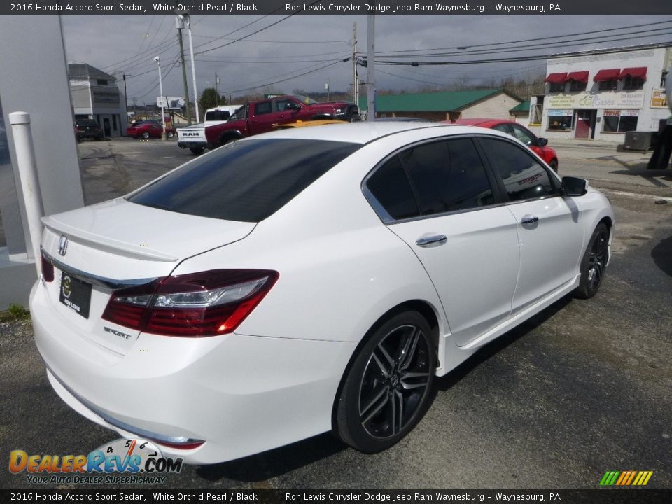2016 Honda Accord Sport Sedan White Orchid Pearl / Black Photo #4