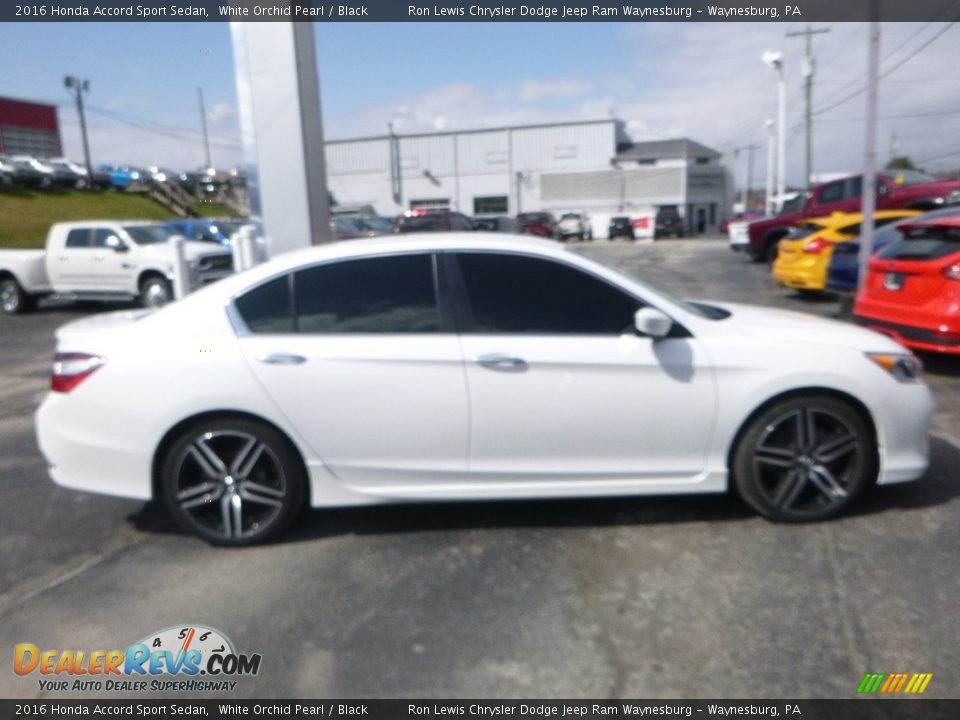2016 Honda Accord Sport Sedan White Orchid Pearl / Black Photo #5