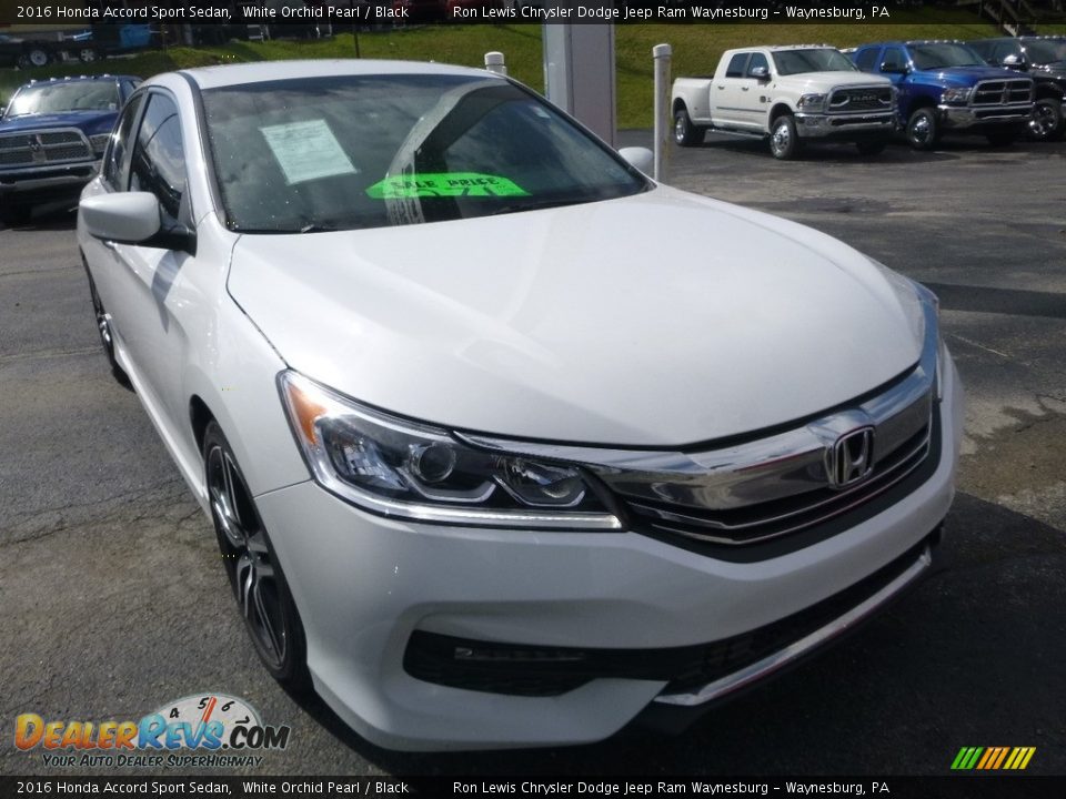 2016 Honda Accord Sport Sedan White Orchid Pearl / Black Photo #6