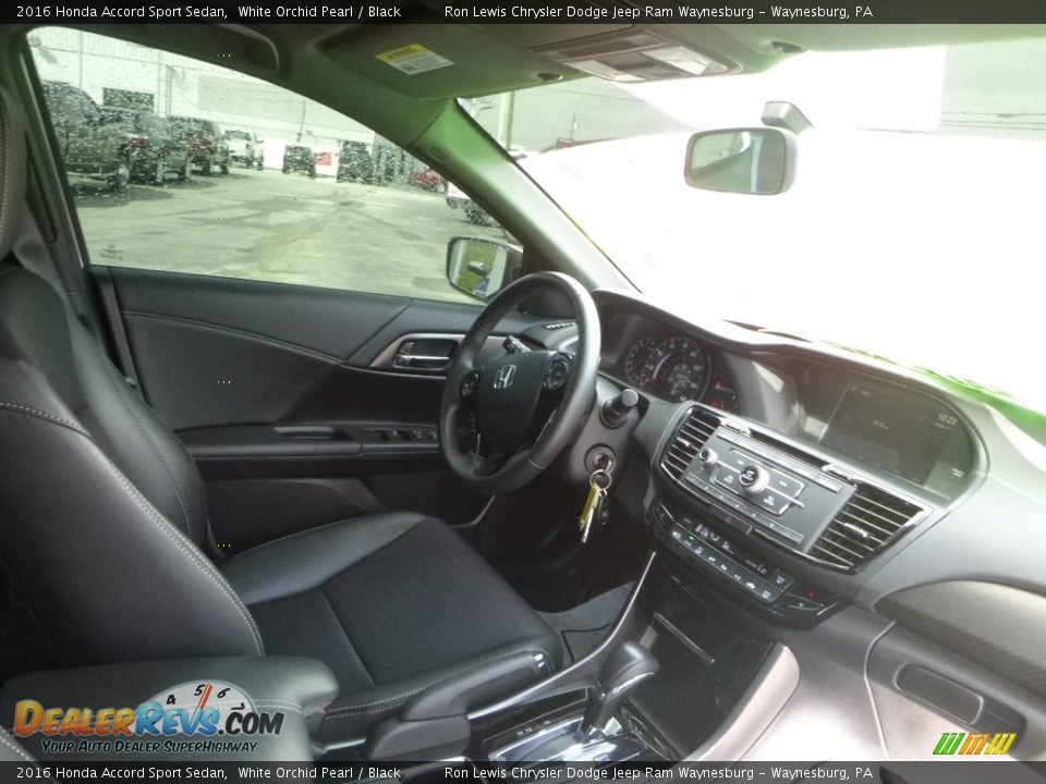 2016 Honda Accord Sport Sedan White Orchid Pearl / Black Photo #10