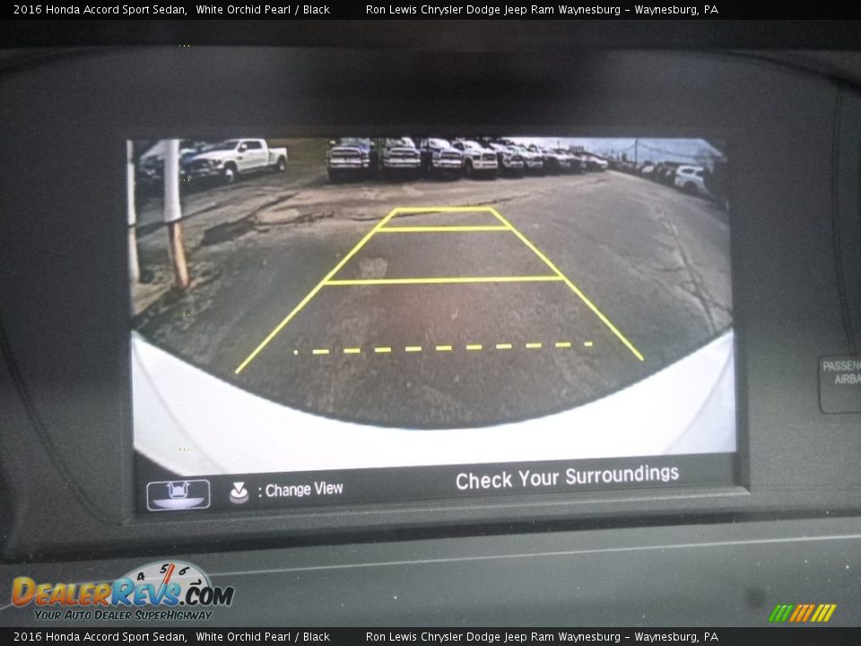 2016 Honda Accord Sport Sedan White Orchid Pearl / Black Photo #17