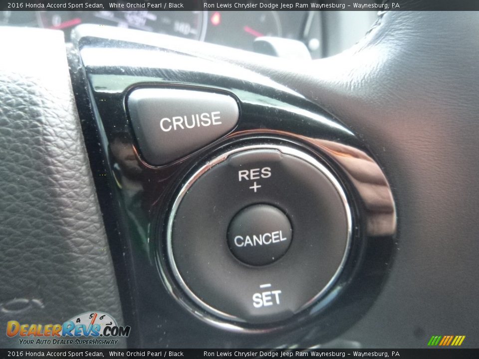 2016 Honda Accord Sport Sedan White Orchid Pearl / Black Photo #19