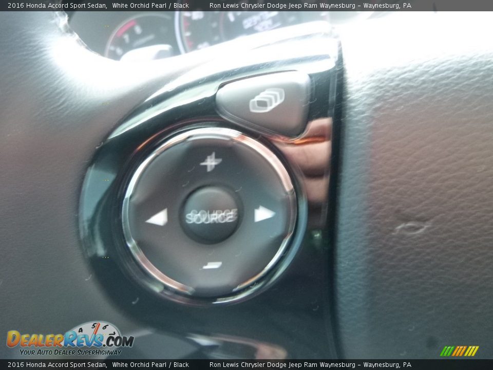 2016 Honda Accord Sport Sedan White Orchid Pearl / Black Photo #20