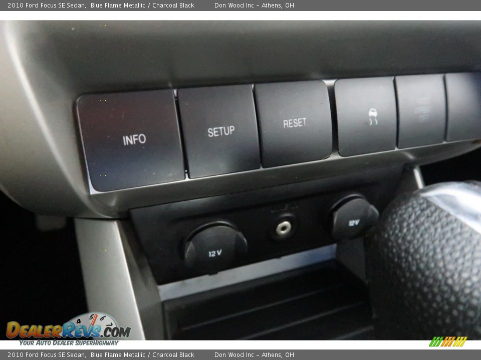 2010 Ford Focus SE Sedan Blue Flame Metallic / Charcoal Black Photo #2