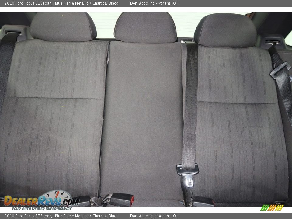 2010 Ford Focus SE Sedan Blue Flame Metallic / Charcoal Black Photo #18