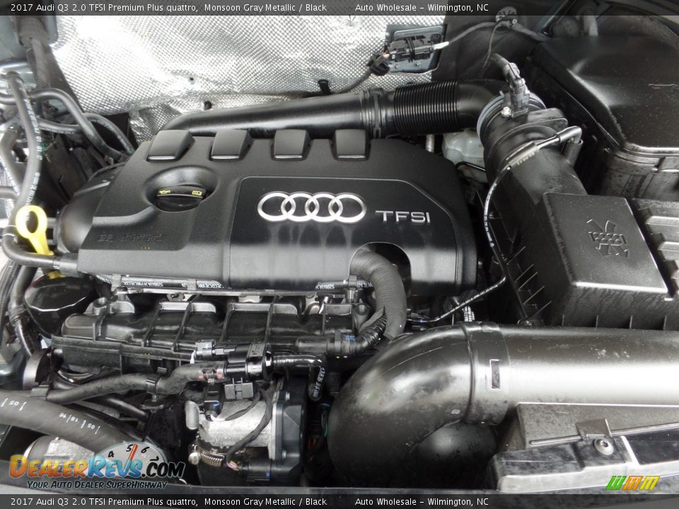 2017 Audi Q3 2.0 TFSI Premium Plus quattro Monsoon Gray Metallic / Black Photo #6