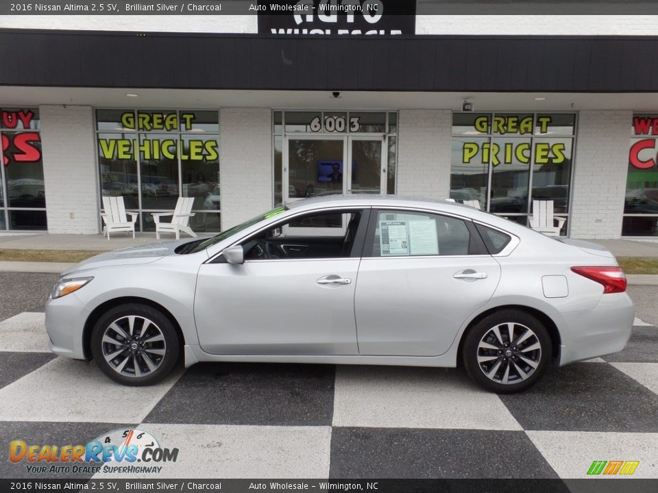 2016 Nissan Altima 2.5 SV Brilliant Silver / Charcoal Photo #1