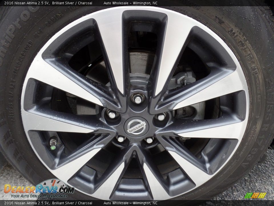 2016 Nissan Altima 2.5 SV Brilliant Silver / Charcoal Photo #7
