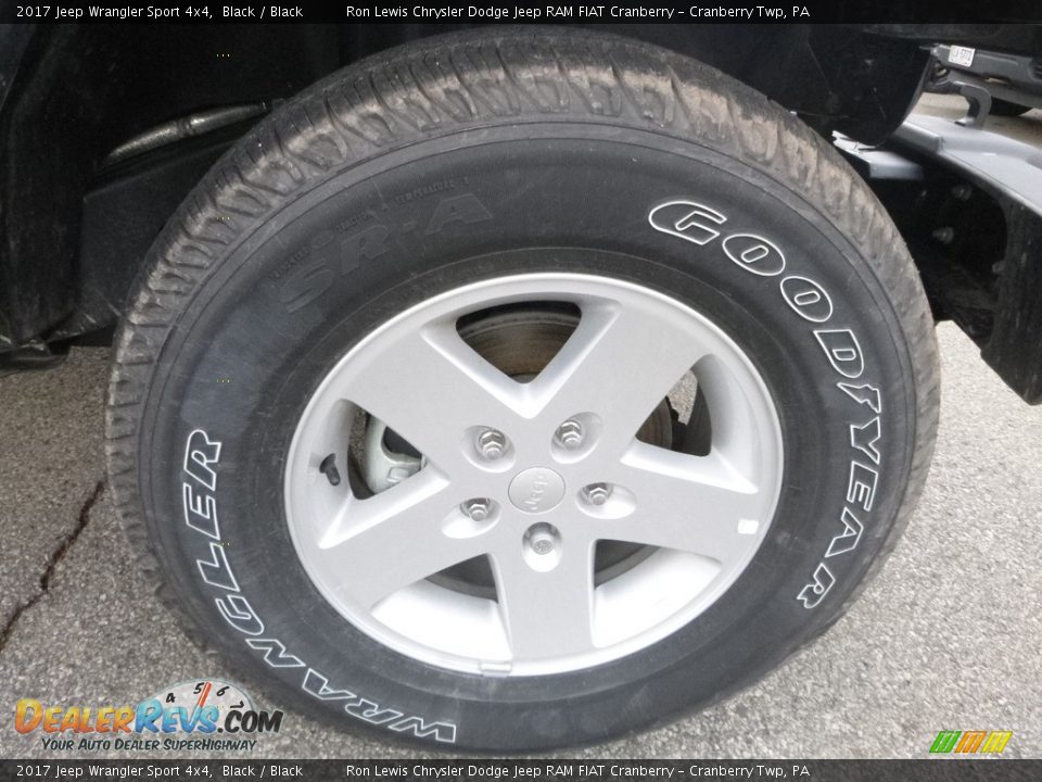 2017 Jeep Wrangler Sport 4x4 Black / Black Photo #9