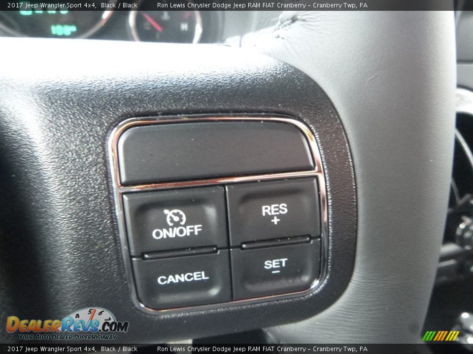 2017 Jeep Wrangler Sport 4x4 Black / Black Photo #18
