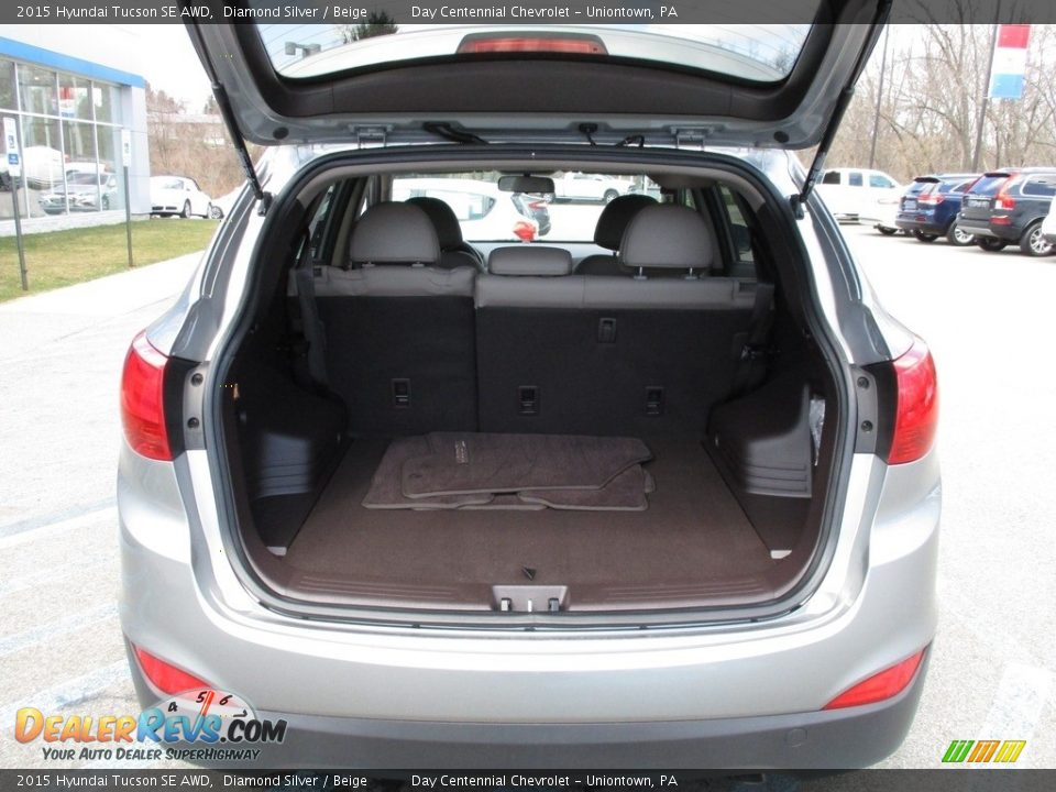 2015 Hyundai Tucson SE AWD Diamond Silver / Beige Photo #9