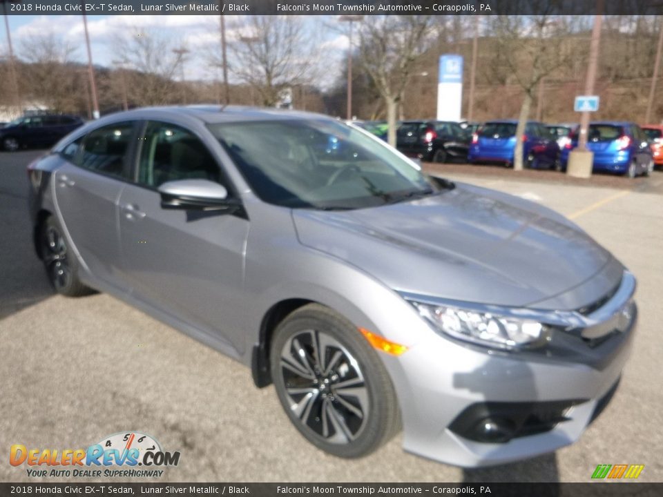 2018 Honda Civic EX-T Sedan Lunar Silver Metallic / Black Photo #5
