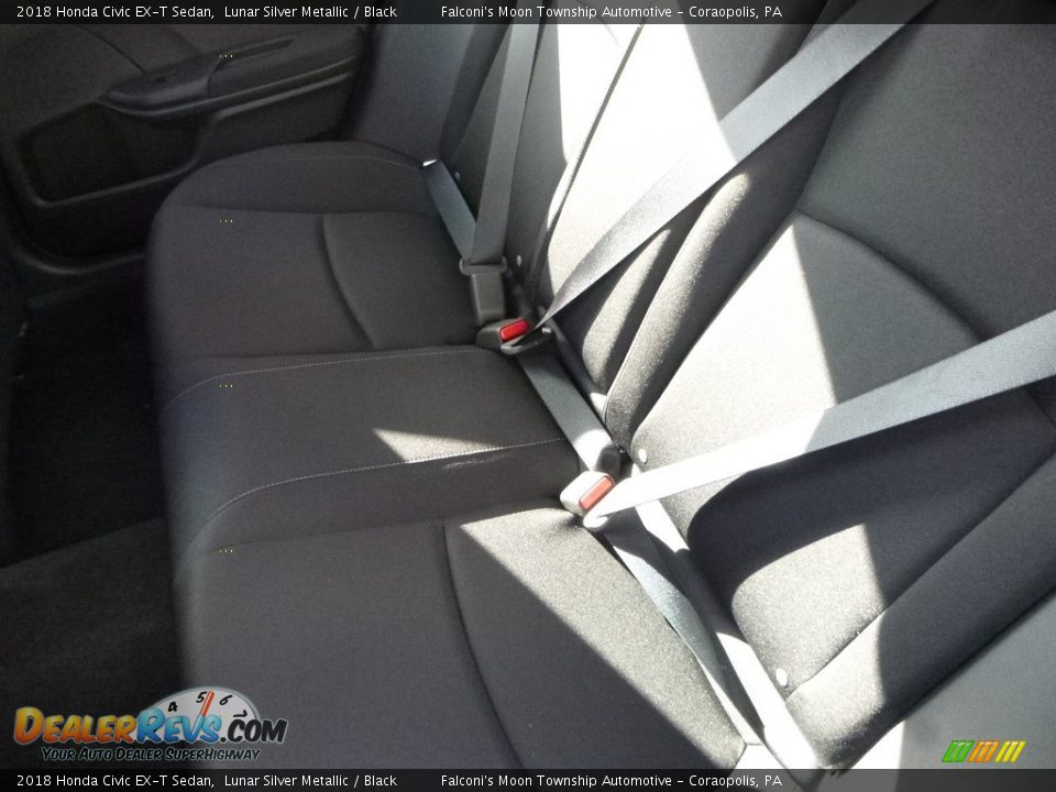 2018 Honda Civic EX-T Sedan Lunar Silver Metallic / Black Photo #10