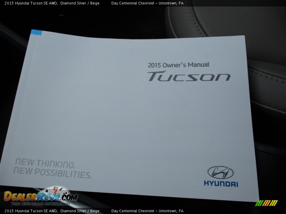 2015 Hyundai Tucson SE AWD Diamond Silver / Beige Photo #36