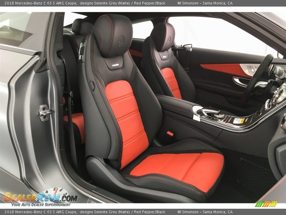 Front Seat of 2018 Mercedes-Benz C 63 S AMG Coupe Photo #6
