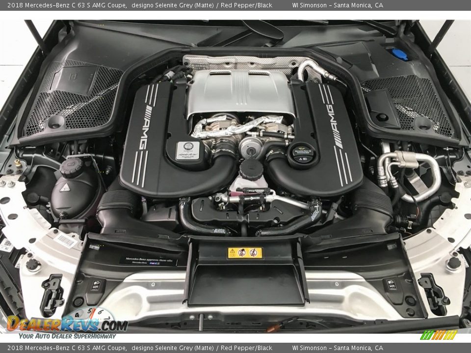 2018 Mercedes-Benz C 63 S AMG Coupe 4.0 Liter AMG biturbo DOHC 32-Valve VVT V8 Engine Photo #9