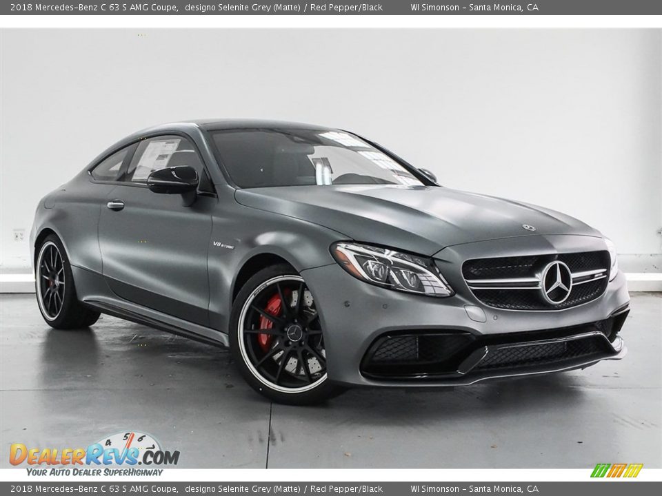 Front 3/4 View of 2018 Mercedes-Benz C 63 S AMG Coupe Photo #12
