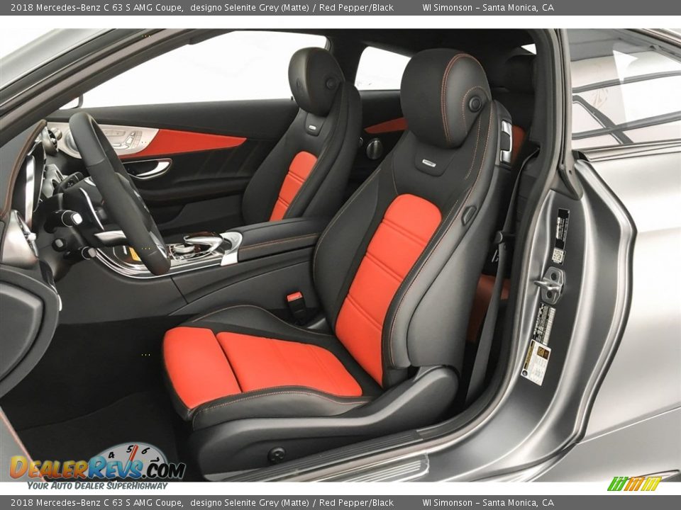 Front Seat of 2018 Mercedes-Benz C 63 S AMG Coupe Photo #14