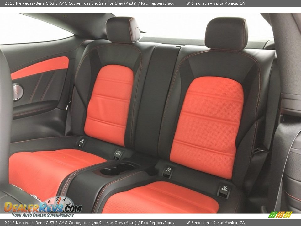 Rear Seat of 2018 Mercedes-Benz C 63 S AMG Coupe Photo #17