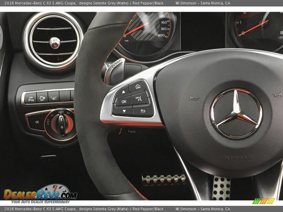 Controls of 2018 Mercedes-Benz C 63 S AMG Coupe Photo #18