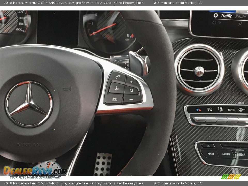 Controls of 2018 Mercedes-Benz C 63 S AMG Coupe Photo #19