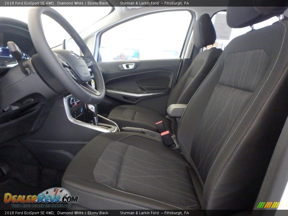 2018 Ford EcoSport SE 4WD Diamond White / Ebony Black Photo #6