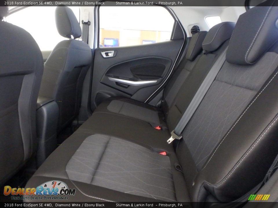 2018 Ford EcoSport SE 4WD Diamond White / Ebony Black Photo #7