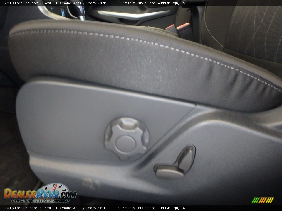 2018 Ford EcoSport SE 4WD Diamond White / Ebony Black Photo #11