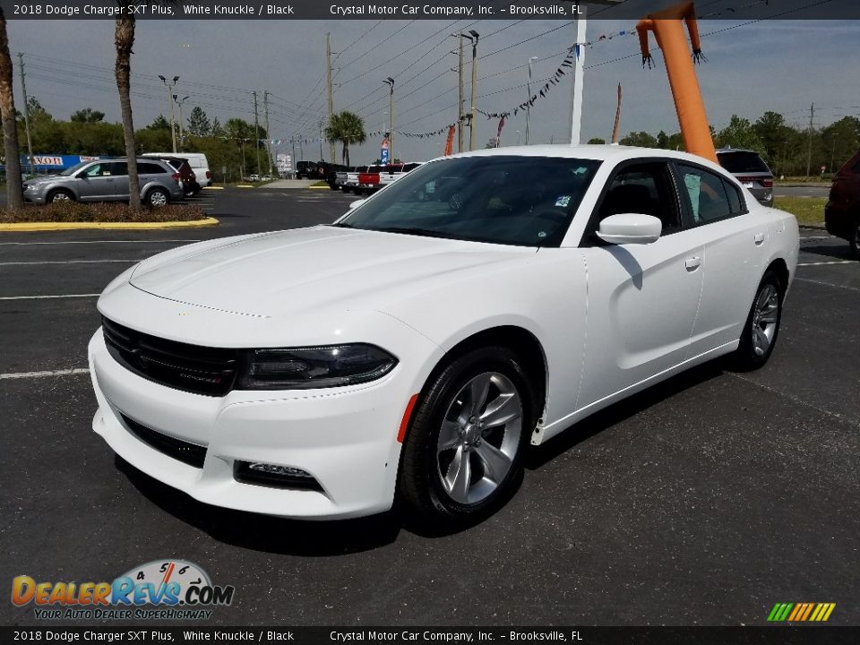 2018 Dodge Charger SXT Plus White Knuckle / Black Photo #1