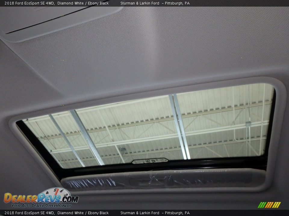 2018 Ford EcoSport SE 4WD Diamond White / Ebony Black Photo #12